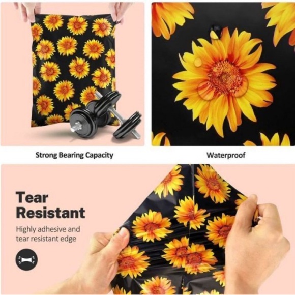 25 10x13 Poly Mailers & 200 Stickers - Picture 7 of 11